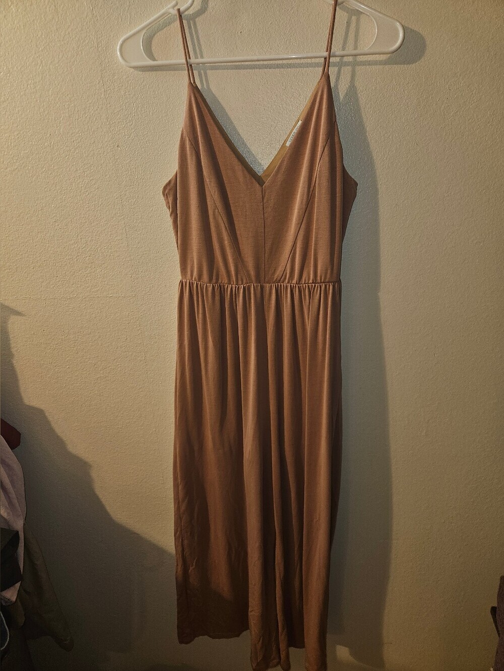 Sienna Sky Womans V Neck Spaghetti Strap Jumpsuit Size M